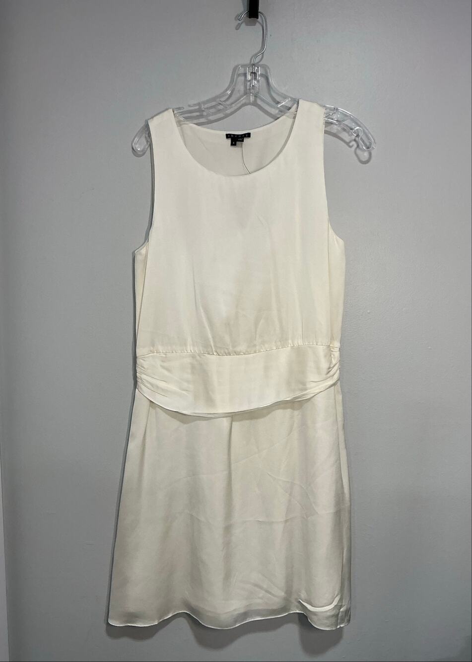 NWT Theory "Harida Poignant" sleeveless 100% silk dress Size 8